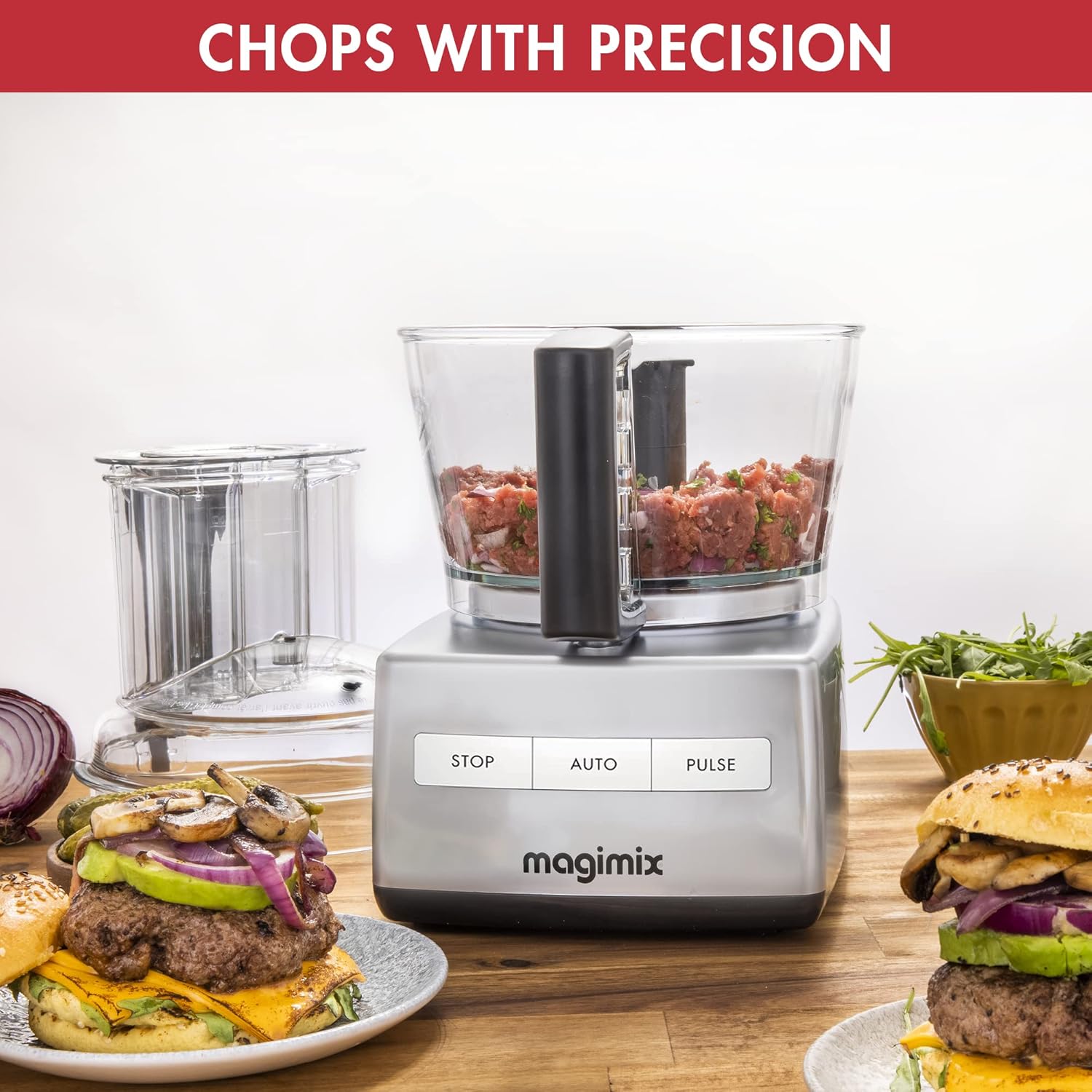 Buy Magimix,Magimix 3200XL Food Processor – 6-in-1 Multifunctional Preparation System – Satin Finish (Storage Box Cracked) - Gadcet UK | UK | London | Scotland | Wales| Near Me | Cheap | Pay In 3 | Food Mixers & Blenders